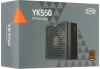 Фото PCCooler YK550, 550W, ATX3.1/PCIe5.1, APFC, 80+ Bronze, 13.5cm Fan, Non-Modular (P5-YK550-B1F)