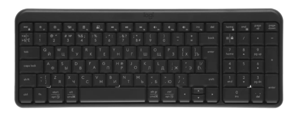 Фото Logitech Wireless Desktop MK250 (Keybord&mouse), Bluetooth, Black, Rus/Eng, [920-013853]
