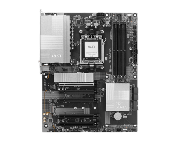 MSI PRO B840-P WIFI ,B840,AM5,4DDR5,5PCI-Ex16,2M.2,4SATA3,2USB10G(1A+1C),5USB5G