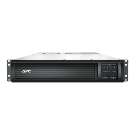 Фото APC Smart-UPS 2200VA/1980W, RM 2U, Line-Interactive, LCD, Out: 220-240V 8xC13 (4-Switched) 1xC19, EPO, SmartConnect, Black, 1 year warranty (замена SMT2200RMI2U)