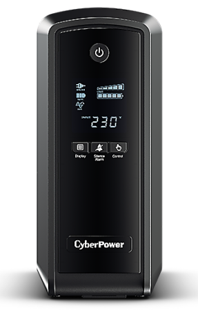 Фото Источник бесперебойного питания Cyberpower CP900EPFCLCD Line-Interactive 900VA/540W USB/RJ11/45 (6 EURO)