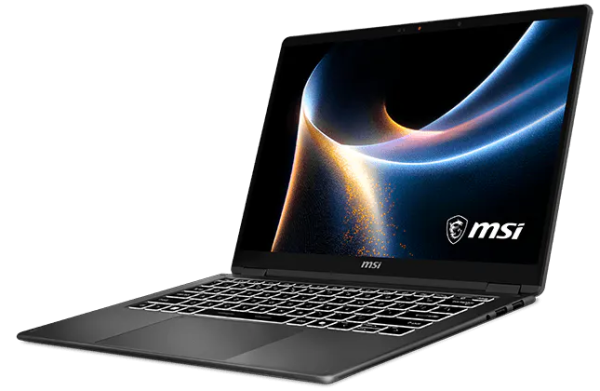 Фото MSI Prestige 16 Flip AI+ C3MTG Core Ultra 9 386H 16" 16:10 2.8K (2880x1800) OLED, 120Hz,Touch Screen (support MSI Nano Pen),LPDDR5X 32GB, 2TB SSD,Intel Arc Graphics,81Whr,1.66kg,1y,Win11Pro,Gray