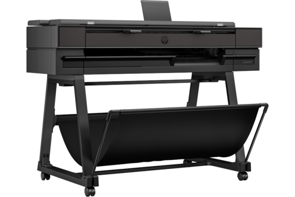 HP DesignJet T850 MFP (p/s/c, 36",4color,2400x1200dpi,2Gb,25sppA1, 90 A1 p/hr, max roll d 100mm, GigEth/Wi-Fi,stand,media bin,rollfeed,sheetfeed,tray50 (A3/A4),autocutter,black, repl. F9A30D)