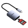 Фото Netac Flash card reader WK12, USB3.0 Type-C to mSD/SD (repl. NT09WK12-30GR)