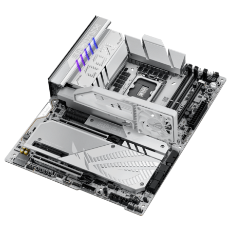 Фото ASUS ROG MAXIMUS Z890 APEX, LGA1851, Z890, 2*DDR5, 4*SATA, 6*M.2, 8*USB 3.2, Type-C, 2*PCIx16, 2*PCIx4, 2*Thunderbolt™ 4, ATX; 90MB1IP0-M0EAY0