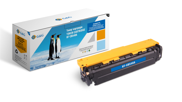 Cartridge G&G 203A для HP CLJ M254/M280/M281 с чипом 1 400 стр. черный аналог CF540A гарантия 36 мес.