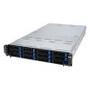 Фото ASUS RS520A-E12-RS12U: 2U, 1x AMD EPYC 9004 SP5, 24x DDR5 RDIMM, 12x NVMe, 2x rear 2.5 SATA, 5x PCIe 5.0, 2x M.2, OCP 3.0, up to 2x dual-slot GPU, 2x 1600W PSU