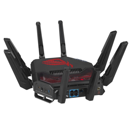 Фото ASUS GT-BE19000//802.11 a/b/g/n/ac/ax/be, 2,4 + 6 gGz, black