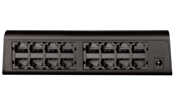 Фото D-Link Неуправляемый коммутатор, 16x100Base-TX, корпус пластик