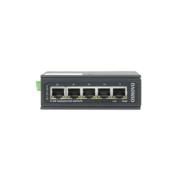 Фото OSNOVO SW-70500-I Промышленный коммутатор Gigabit Ethernet на 5GE RJ45 портов. Порты: 5 x GE (10/100/1000Base-T). Встроенная грозозащита 6кВ. Питание: 3 x входа DC9-57V(6W). БП в комплект НЕ входит. М