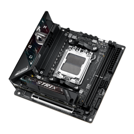 Фото ASUS ROG STRIX B850-I GAMING WIFI, AM5, B650, 2*DDR5, 2*SATA, 2*M.2, 4*USB 3.2, 2*USB 2.0, Type-C, 2*PCIx16, HDMI, mITX; 90MB1K30-M0EAY0