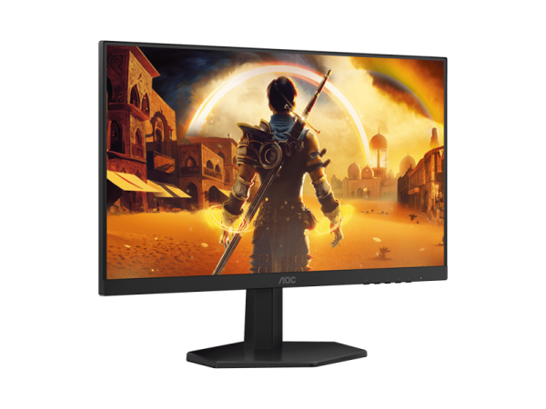 Фото 23,8" AOC Gaming 1920x1080 WLED 16:9 IPS 300cd, 1000:1, 80M:1, 1ms, 178°/178°, HDMI, DP, 180Hz, Tilt, VESA, Internal, Black, 3y