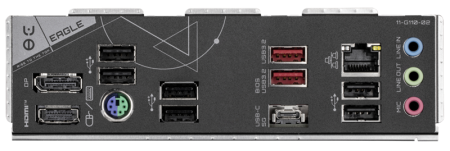 Фото GIGABYTE B650 EAGLE, AM5, B650, 4*DDR5, 4*SATA, 3*M.2, 2*USB 3.2, 6*USB 2.0, Type-C, 4*PCIx16, DP+HDMI, ATX