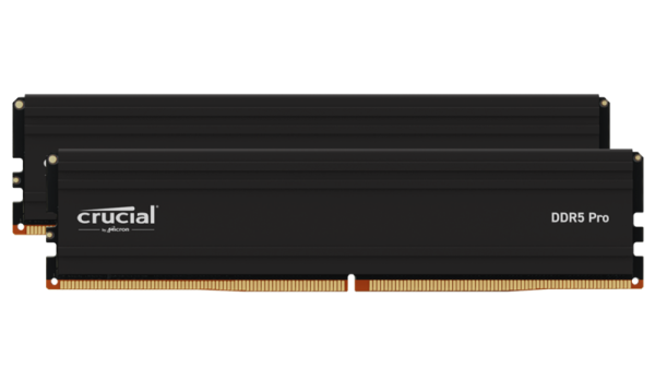 Crucial Pro Gaming by Micron DDR5-5600 96GB Kit (2x48GB) UDIMM CL46 1.1V, 1 Year Warrаnty