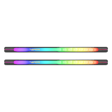 Фото Patriot Viper STEEL DDR4 DIMM RGB 16GB 3600MHz KIT 2*8GB CL18 18-22-22-42 1.35V