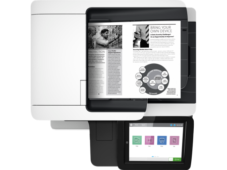Фото HP LaserJet Enterprise MFP M528dn (p/c/s, A4, 1200 dpi, 43ppm, 1.75GB, 16GB eMMC, 2trays 100+550, ADF 100, Duplex, USB/GigEth, repl.F2A76A)