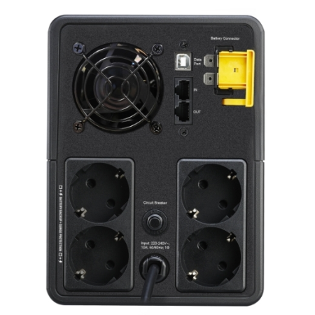 Фото APC Back-UPS 2200VA/1200W, 230V, AVR, 4 Schuko Sockets, USB, 1 year warranty