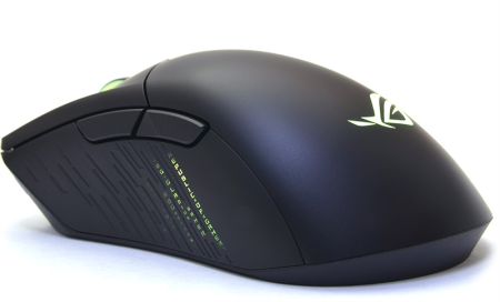 Фото ASUS ROG GLADIUS III, 79g, Wired, 19K DPI Sensor, 6 programmable buttons & scroll wheel, Black