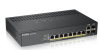 Smart L2 PoE+ Zyxel NebulaFlex GS1920-8HPv2, 8xGE PoE+, 2xCombo (SFP/RJ-45), бесшумный (без вентилятора), бюджет PoE 130 Вт
