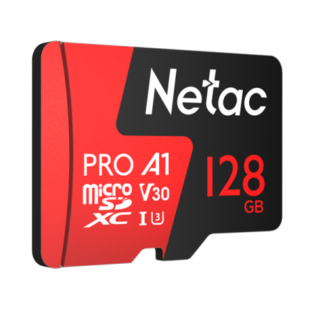 Фото Netac P500 Extreme PRO 128GB MicroSDXC V30/A1/C10 up to 100MB/s, retail pack card only