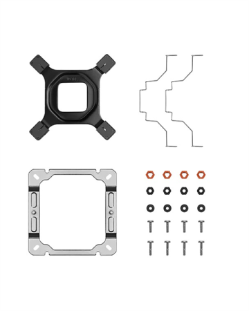 Фото DEEPCOOL AK400 LGA1700/1200/115X/AM5/AM4 (18шт/кор, TDP 220W, PWM, Fan 120mm, 4 тепл. Трубки, черный) RET (R-AK400-BKNNMN-G-1)