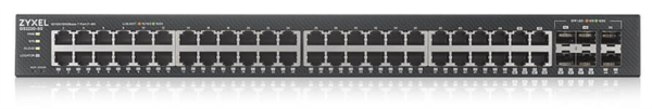 Фото L2 Zyxel NebulaFlex Pro GS2220-50, rack 19", 44xGE, 4 комбо-порта (SFP/RJ-45), 2xSFP