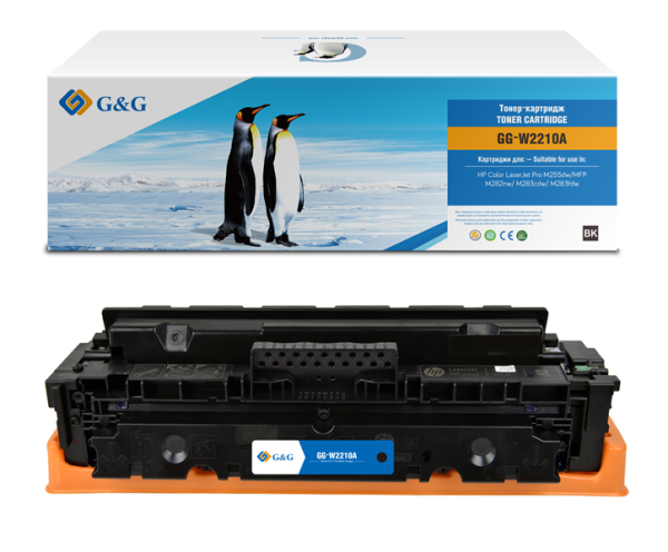 Картридж G&G GG-W2210A (есть ограничения по прошивке) черный (1350стр.) для HP M255/MFP M282/M283