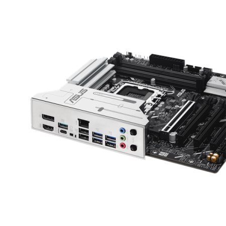 Фото ASUS PRIME Z890M-PLUS WIFI, LGA1851, Z890, 4*DDR5, 6*SATA, 3*M.2, 5*USB 3.2, 4*USB 2.0, Type-C, 3*PCIx16, HDMI+DP, mATX; 90MB1J80-M0EAY0