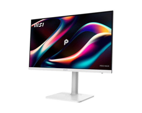 Фото MSI PRO MAX 241PHW E14 23,8" 16:9 FHD(1920x1080) IPS Flat,4ms(GTG),1500:1,100M:1,300nit,HDMI,DP,2xUSB Type-A,USB Type-B,USB Type-C,Speaker,Tilt,Swivel,Height,Pivot,144Hz,White,1y w-ty