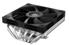 DEEPCOOL AN600 LGA1700/1200/115X/AM5/AM4 низкопрофильный 67mm (18шт/кор, TDP 180W, PWM, White LED Fan 120mm, 6 тепл. трубок, Copper Base, черный) RET (R-AN600-BKNNMN-G)