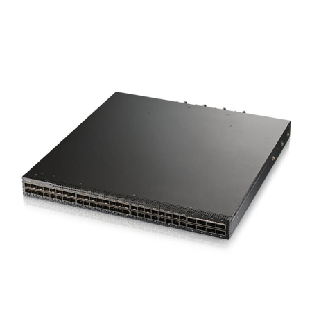 Фото L3 Core Zyxel NebulaFlex Pro CX4800-56F, rack 19", 48xSFP28: 10/25G , 8xQSFP28: 100G, 2 блока питания AC в комплекте