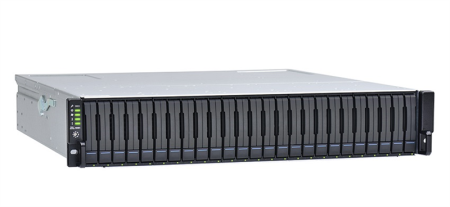 Фото Infortrend JBOD 2U/25bay (GS) dual redundant controller expansion enclosure 8x 12Gb SAS ports, 2x(PSU+FAN module),25xdrive trays,2x12G to 12 G SAS cables,1xRackmount kit (JB 3025RBA)