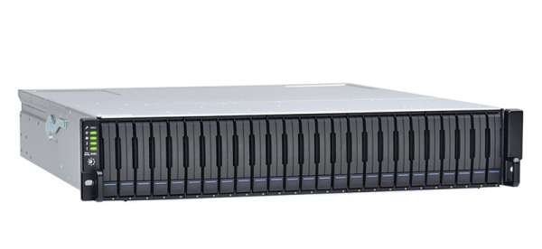 Фото Infortrend JBOD 2U/25bay (GS) dual redundant controller expansion enclosure 8x 12Gb SAS ports, 2x(PSU+FAN module),25xdrive trays,2x12G to 12 G SAS cables,1xRackmount kit (JB 3025RBA)