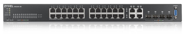 Фото L2 Zyxel NebulaFlex Pro GS2220-28, rack 19", 24xGE, 4xCombo (SFP/RJ-45), бесшумный