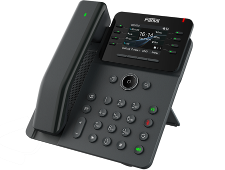 Фото Fanvil V62 Pro, 12 SIP-акк., 2,8", 320x240 Цвет. экран, POE, БП в комп., 2x1 Gbps