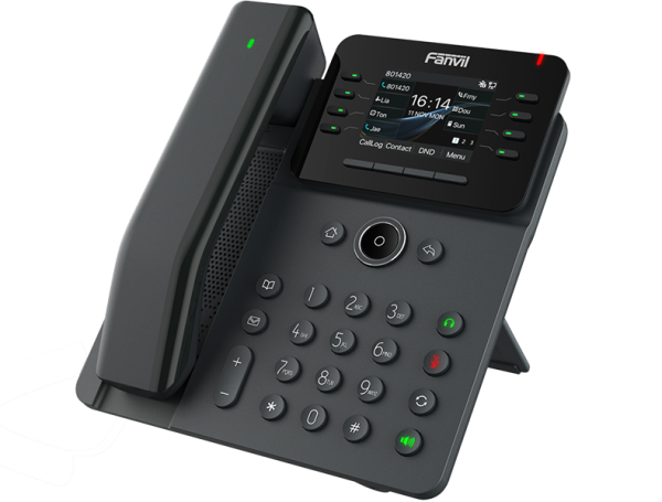 Фото Fanvil V62 Pro, 12 SIP-акк., 2,8", 320x240 Цвет. экран, POE, БП в комп., 2x1 Gbps