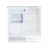 Фото ZALMAN P40 Prism Plus, ATX, WHITE, WINDOW, 3xCombo (3.5'' or 2.5"), 1xUSB TYPE-C, 2xUSB3.0, SIDE 3x120mm ARGB, REAR 1x120mm ARGB