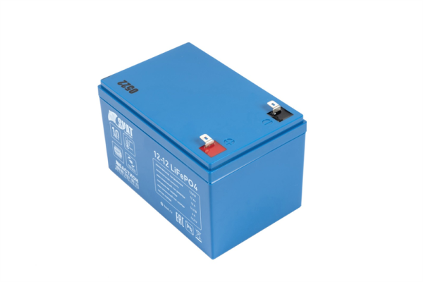 Фото (646) Бастион Skat i-Battery 12-12 LiFePO4 АКБ LI-ION 12В/12Ач/F2/-20°C- +60°C/IFR 26650/4S4P/Срок службы 10 лет/5 л.г