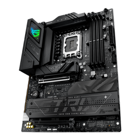 Фото ASUS ROG STRIX B860-F GAMING WIFI, LGA1851, B860, 4*DDR5, 4*SATA, 4*M.2, 7*USB 3.2, Type-C, 2*PCIx16, DP+HDMI, ATX; 90MB1JG0-M0EAY0