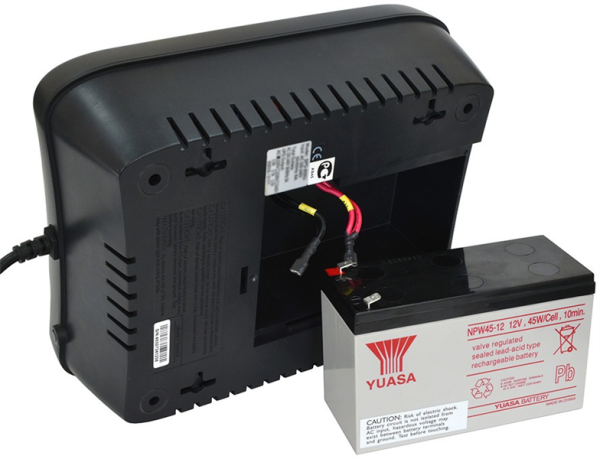 Фото Powercom Back-UPS SPIDER, Line-Interactive, LCD, AVR, 900VA/540W, 8xSchuko outlets (4 surge & 4 batt), USB, black (1456263)