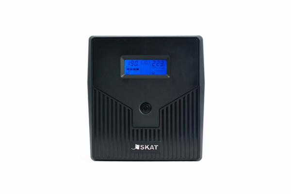 Фото ИБП (456) Бастион SKAT-UPS 1000ВА/600Вт/Line-Interactive/АКБ 7Ачх2/220В/2xC13/3 л.г./МПТ