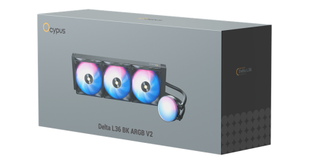 Фото Ocypus Delta L36 BK ARGB V2, 360mm, ARGB Pump, 3x120mm ARGB fans, LGA115X/1200/1700/18XX, AM4/AM5