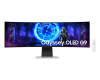 Samsung 49" Odyssey OLED G9 G95SD S49DG952SI Curved (OLED 32:9 5120x1440x240Hz 0,03ms 250cd 1M:1 178/178 1,07B DP; HDMI; Micro HDMI USB-Cx2 SmartTV,WiFi5, BT5.2, RC Spk 2x5W HAS Tilt VESA Silver