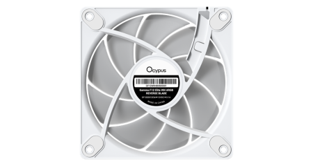 Фото Ocypus Gamma F12 Elite WH ARGB REVERSE BLADE, 120x120x25mm, 4-PIN PWM, 600-1800 RPM, 26 DBA MAX, HYDRO BEARING