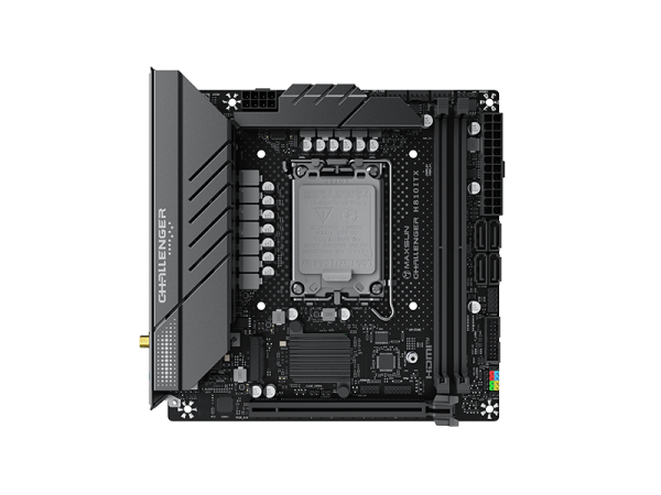 MAXSUN MS-Challenger H810ITX WIFI, B810, LGA1851, 2*DDR5, 2*SATA3, 2*M.2, USB 3.2, USB 2.0, 1*PCIEx16, HDMI+DP, ITX
