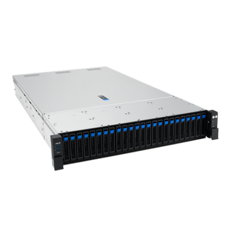 Фото Asus RS720A-E13-RS24G, 2xSocket SP5, 24xDDR5, 24x2.5 (8x NVMe + 16x NVMe/SATA/SAS*) HS, 2xM.2-PCI-E, ASMB12-iKVM, PSU 2x 3200W