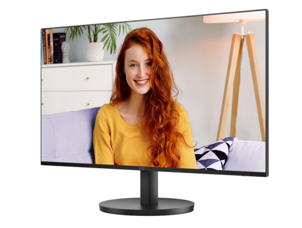 Фото 23,8" AOC 1920х1080 WLED 16:9 IPS 250cd, 1300:1, 20M:1, 4ms, 178/178, VGA, HDMI, 100Hz, Speakers, Tilt, Internal, VESA, Black, 3y