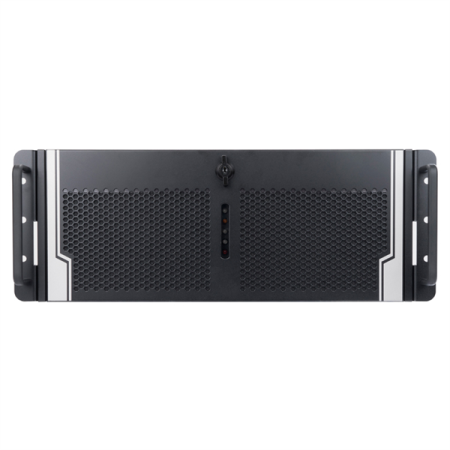Фото InWin IW-R400-01N ________________ /USB3.0*2/Rear fan 8025mm 4200RPM*2/Front fan 8025mm 4200RPM*2/Front door/Air filter for front door/SK35-02
