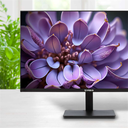 Фото 23.8'' IRBIS SMARTVIEW 24 LED Monitor 1920x1080, 16:9, IPS, 300 cd/m2, 1000:1, 3ms, 178°/178°, VGA, HDMI, DP, USB Audio output 100Hz Speak Tilt VESA для mini ПК внутр. Бп Black 3y (China)
