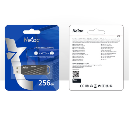 Фото Netac US11 256GB USB3.2+TypeC Dual Flash Drive